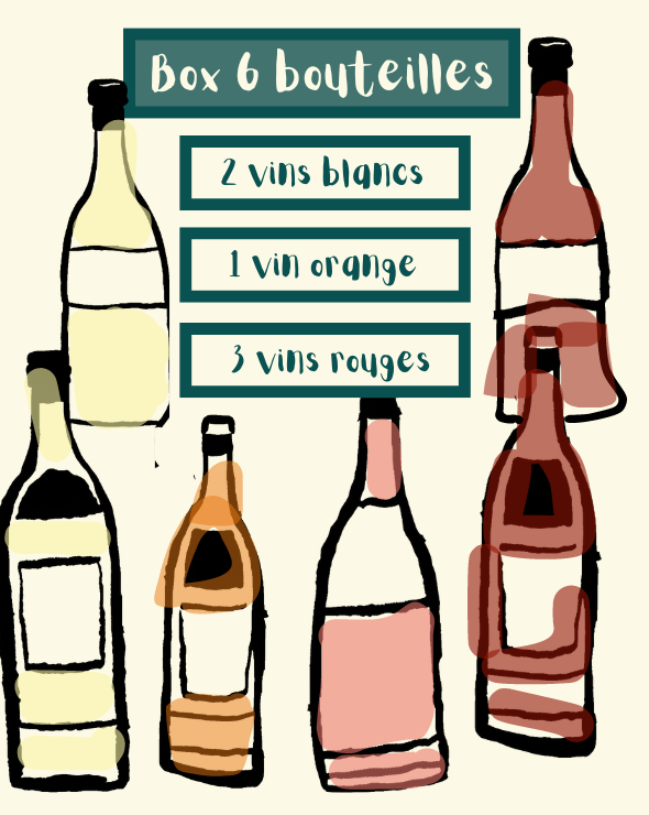 Coffret 6 bouteilles de tous les jours