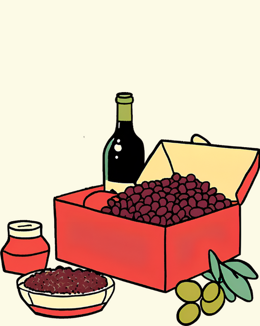 Coffret cadeau - vin rouge
